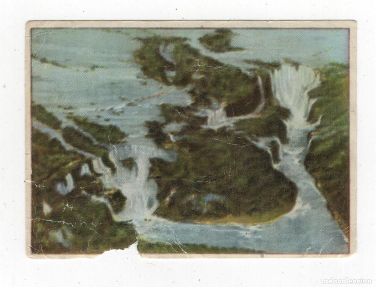 Coleccionismo cromos antiguos: TORTOSA CHOCOLATES C.R.E.O. ANTIGUO CROMO N&ordm; 17 CASCADAS DE IGUAZU ALBUM N&ordm; 1 VER DOS CARAS