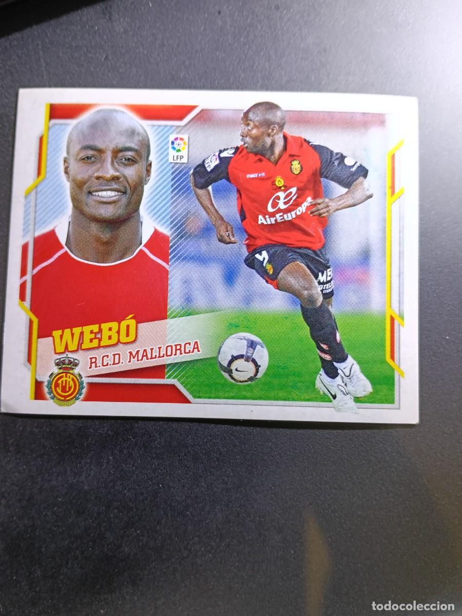 Coleccionismo cromos antiguos: CROMO WEBO 16 MALLORCA LIGA 2010 2011 10 11 ESTE PANINI NUNCA PEGADO