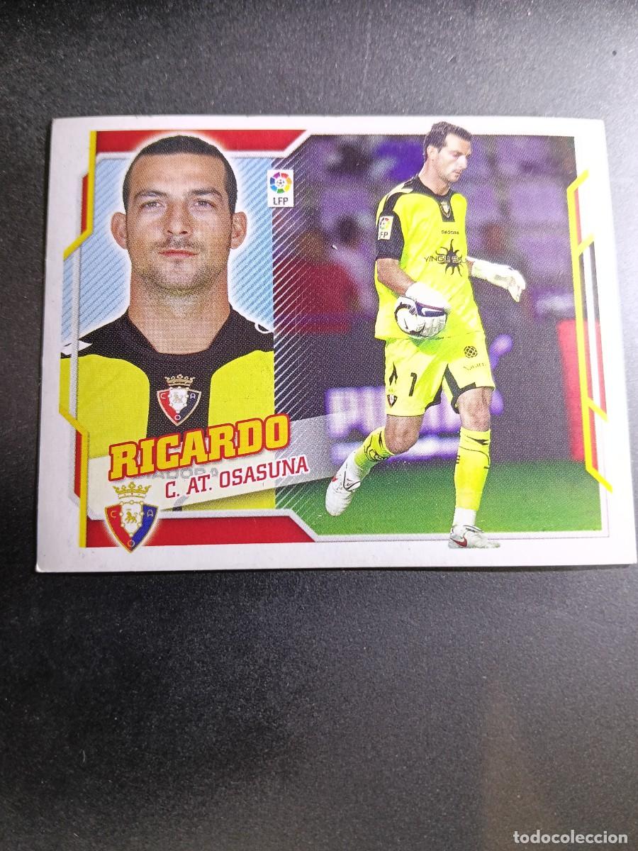 Coleccionismo cromos antiguos: CROMO RICARDO 1 OSASUNA LIGA 2010 2011 10 11 ESTE PANINI NUNCA PEGADO