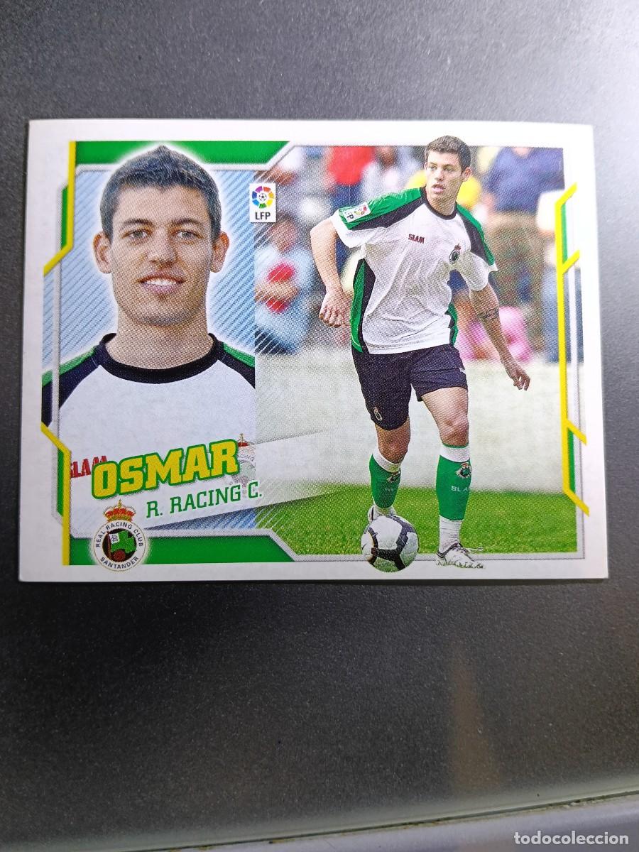 Colecionismo Cromos antigos: CROMO OSMAR 4 B 4B RACING DE SANTANDER LIGA 2010 2011 10 11 ESTE PANINI NUNCA PEGADO