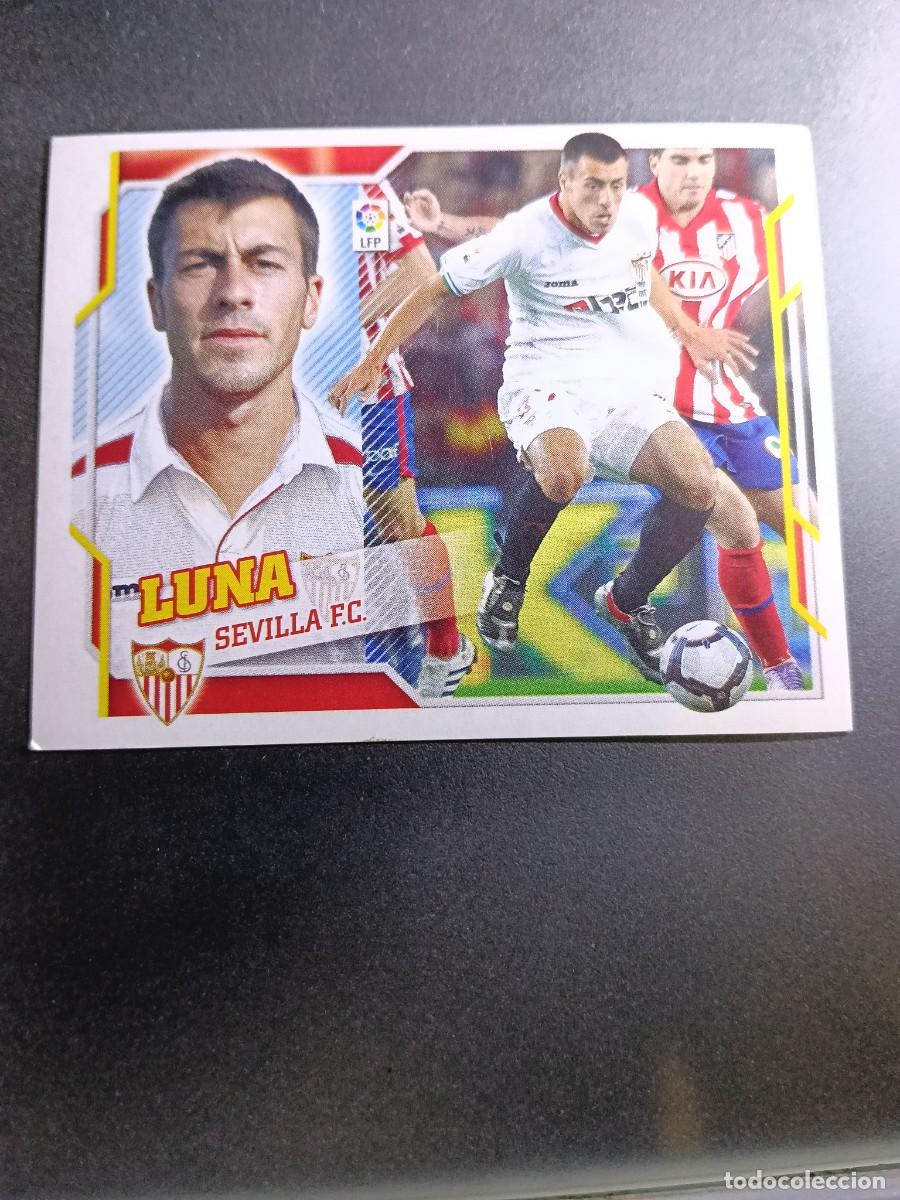Coleccionismo cromos antiguos: CROMO LUNA 6 B 6B SEVILLA BAJA LIGA 2010 2011 10 11 ESTE PANINI NUNCA PEGADO