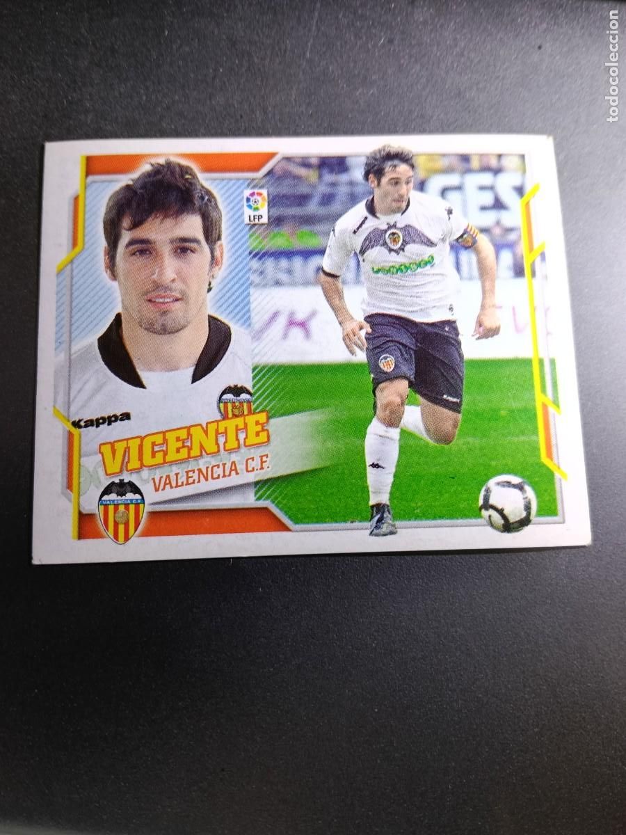 Collectionnisme Cartes &agrave; collectionner anciennes: CROMO VICENTE 14 B 14B VALENCIA LIGA 2010 2011 10 11 ESTE PANINI NUNCA PEGADO