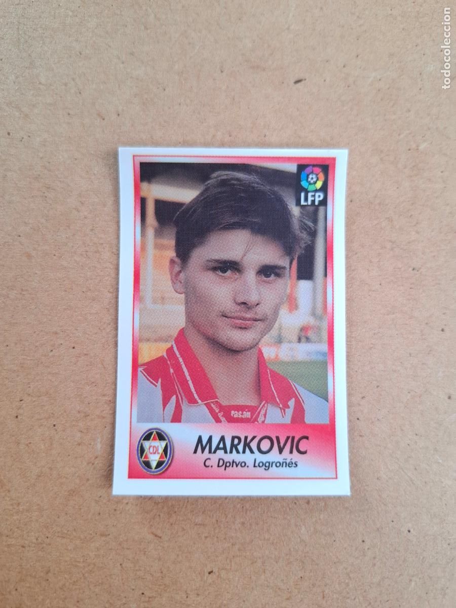 Collezionismo Figurine antiche: BOLLYCAO 96 97 1996 1997 - 141 MARKOVIC - CD. LOGRO&Ntilde;ES ( TRASERA SIGUE LA LIGA ) NUNCA PEGADO