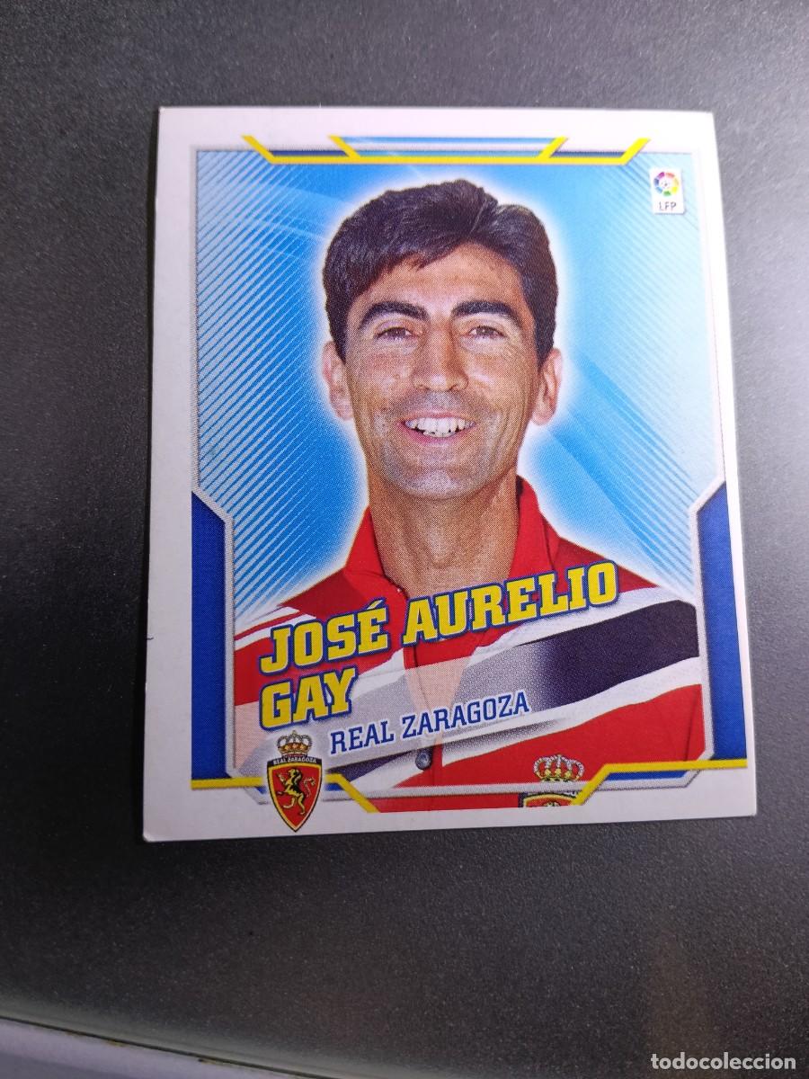 Collectable Antique Stickers: CROMO JOSE AURELIO GAY ENTRENADOR ZARAGOZA LIGA 2010 2011 10 11 ESTE PANINI NUNCA PEGADO