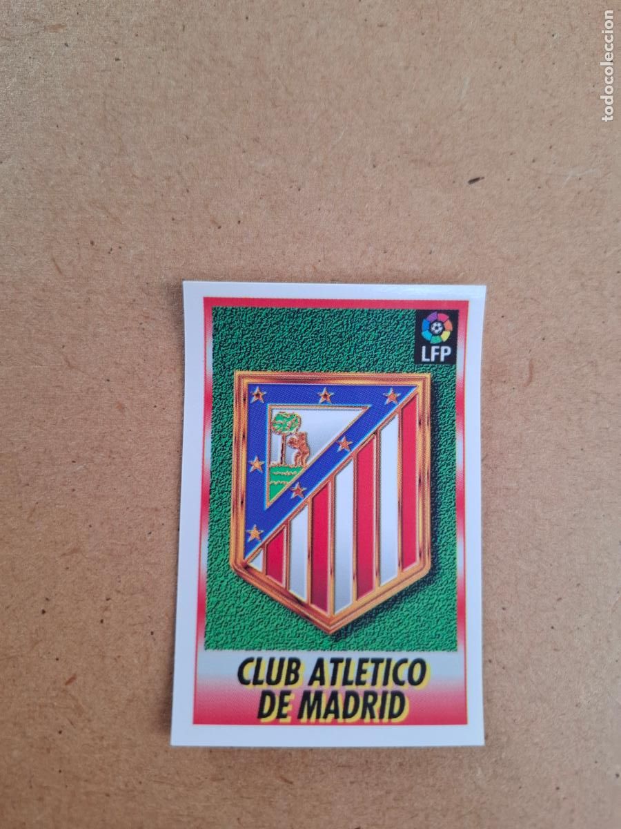 Collezionismo Figurine antiche: BOLLYCAO 96 97 1996 1997 - 144 ESCUDO AT. MADRID ( TRASERA TE PRESENTA F&Uacute;TBOL ) NUNCA PEGADO