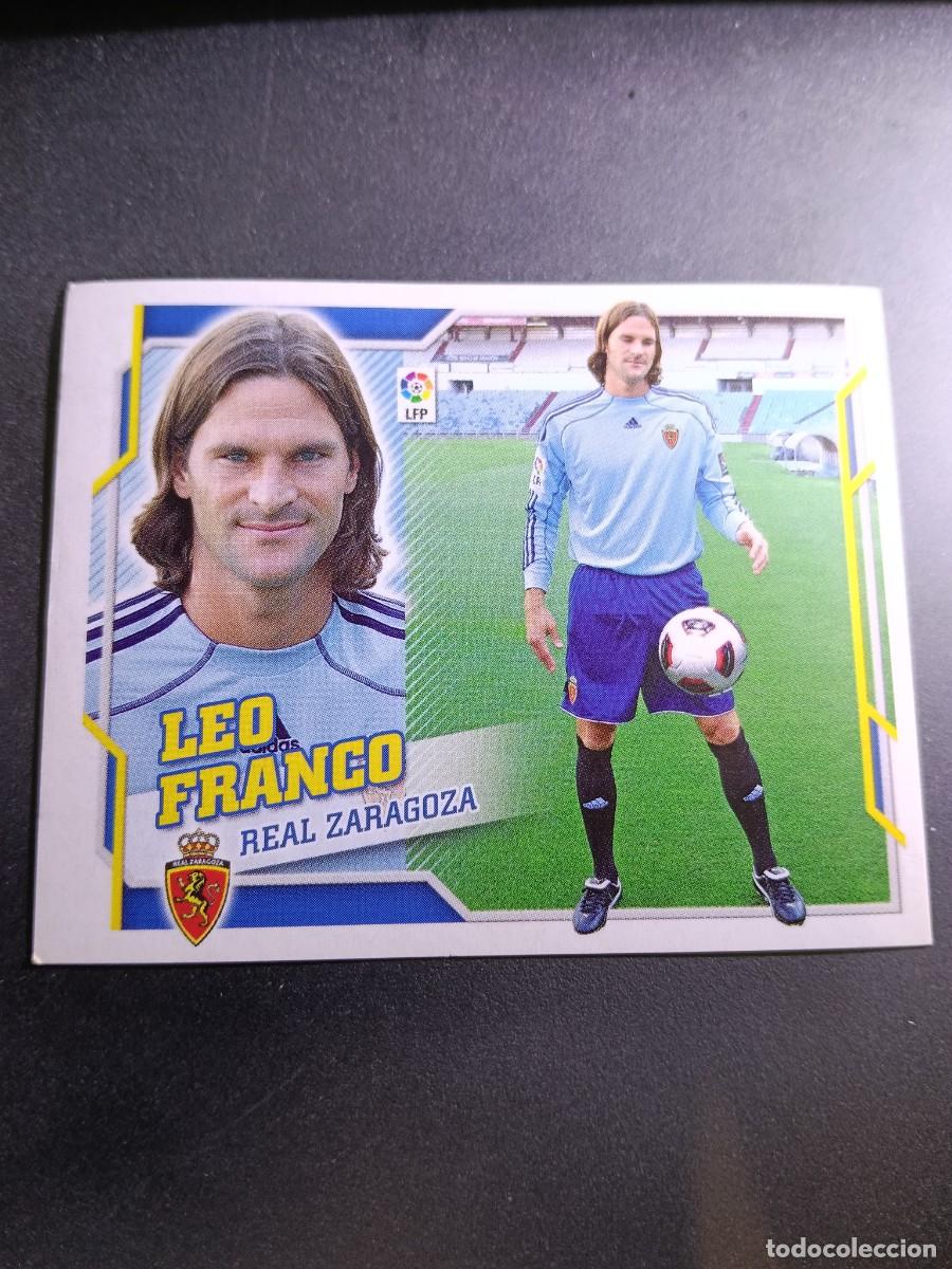 Collectable Antique Stickers: CROMO LEO FRANCO 2 ZARAGOZA LIGA 2010 2011 10 11 ESTE PANINI NUNCA PEGADO