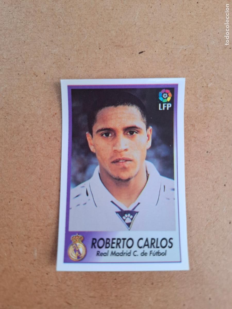 Collezionismo Figurine antiche: BOLLYCAO 96 97 1996 1997 - 163 ROBERTO CARLOS - REAL MADRID ( TRASERA SIGUE LA LIGA ) NUNCA PEGADO