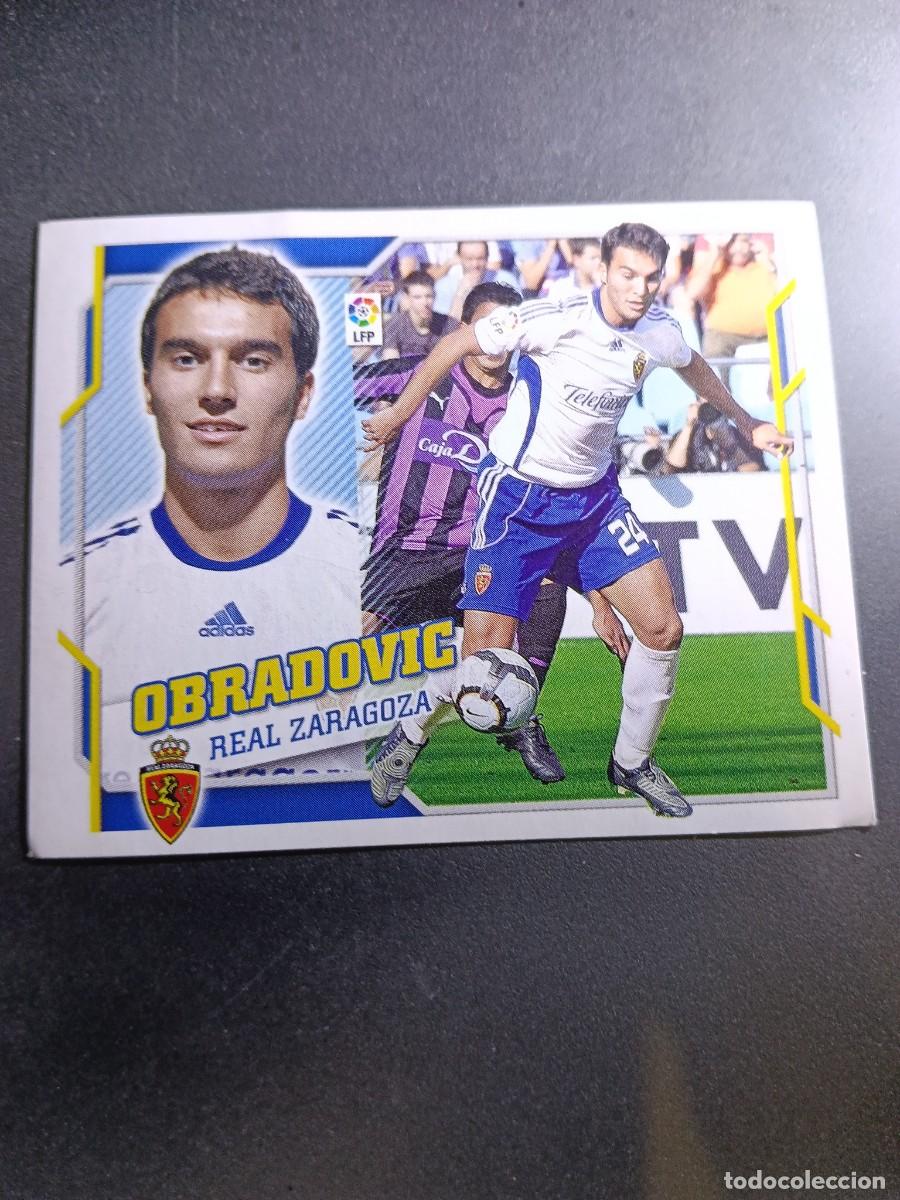 Colecionismo Cromos antigos: CROMO OBRADOVIC 6 A 6A ZARAGOZA LIGA 2010 2011 10 11 ESTE PANINI NUNCA PEGADO