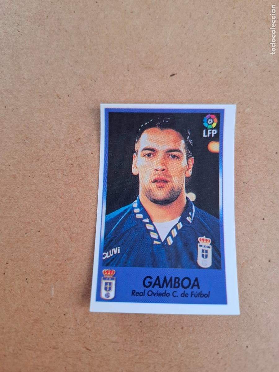 Collezionismo Figurine antiche: BOLLYCAO 96 97 1996 1997 - 172 GAMBOA - REAL OVIEDO ( TRASERA TE PRESENTA F&Uacute;TBOL ) NUNCA PEGADO