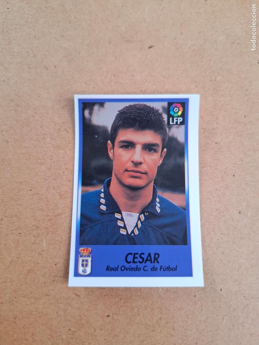 Collezionismo Figurine antiche: BOLLYCAO 96 97 1996 1997 - 174 C&Eacute;SAR - REAL OVIEDO ( TRASERA TE PRESENTA F&Uacute;TBOL ) NUNCA PEGADO