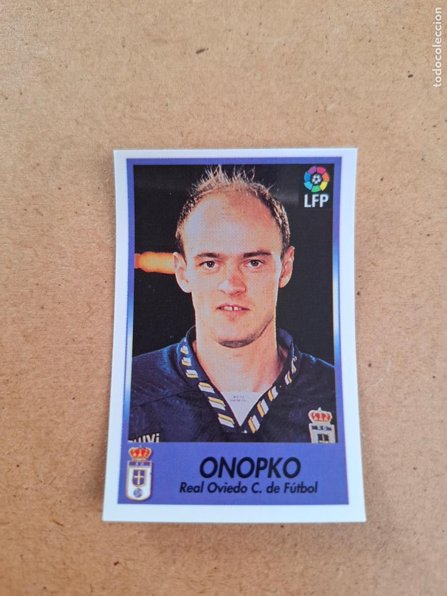 Collectable Antique Stickers: BOLLYCAO 96 97 1996 1997 - 175 ONOPKO - REAL OVIEDO ( TRASERA SIGUE LA LIGA ) NUNCA PEGADO