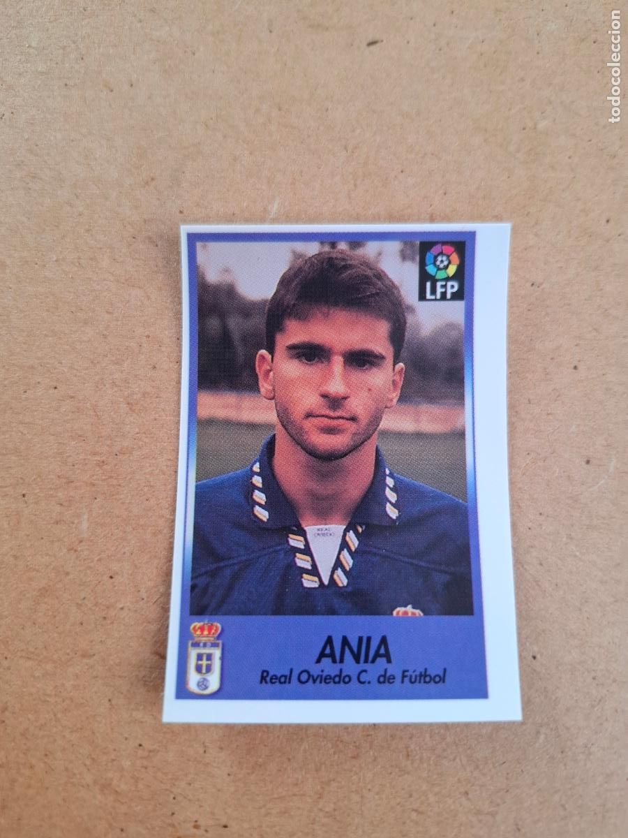 Collectionnisme Cartes &agrave; collectionner anciennes: BOLLYCAO 96 97 1996 1997 - 179 IV&Aacute;N ANIA - REAL OVIEDO ( TRASERA TE PRESENTA F&Uacute;TBOL ) NUNCA PEGADO