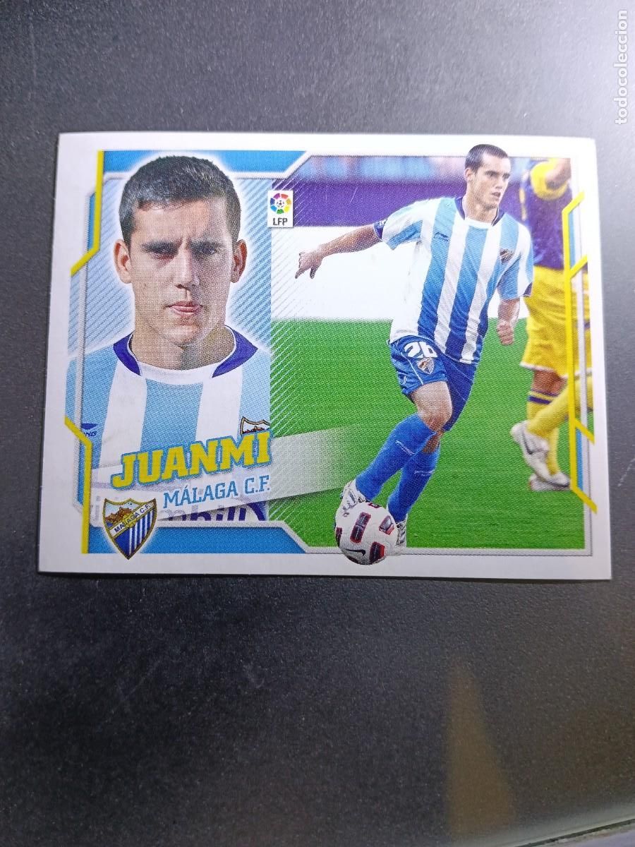 Colecionismo Cromos antigos: CROMO JUANMI 10 B 10B COLOCA MALAGA LIGA 2010 2011 10 11 ESTE PANINI NUNCA PEGADO