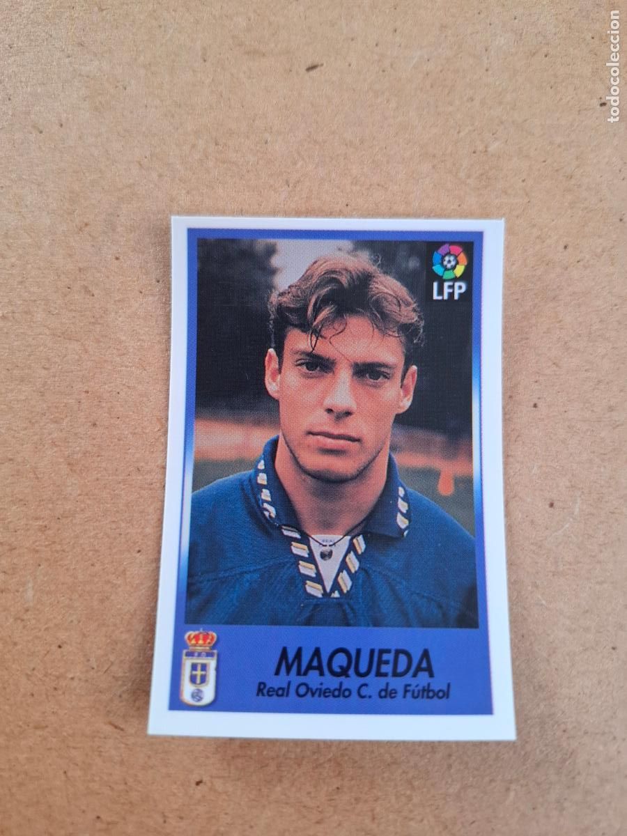 Coleccionismo cromos antiguos: BOLLYCAO 96 97 1996 1997 - 182 MAQUEDA - REAL OVIEDO ( TRASERA TE PRESENTA F&Uacute;TBOL ) NUNCA PEGADO