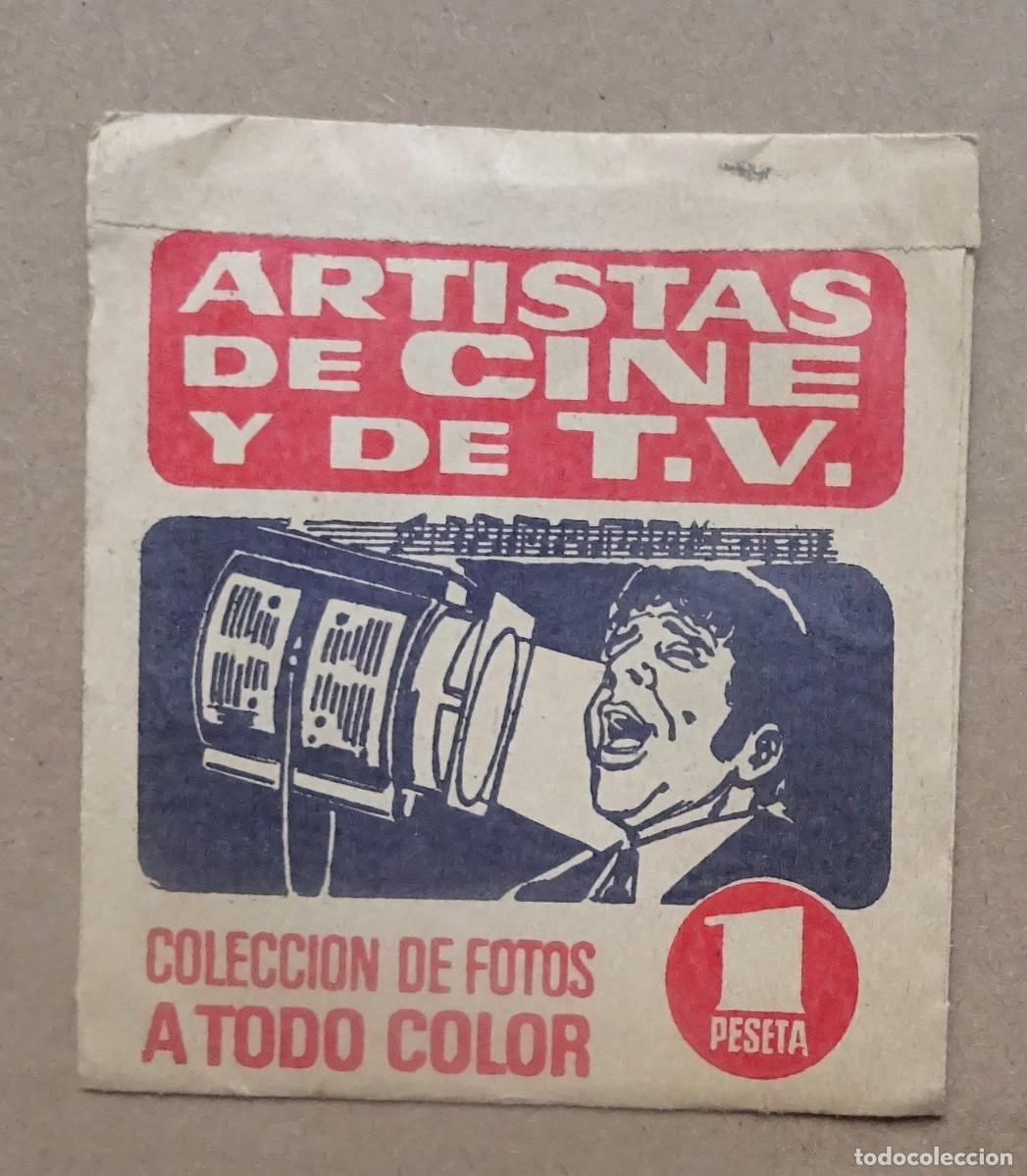 Collezionismo Figurine antiche: SOBRE DE CROMOS SIN ABRIR ARTISTAS DE CINE Y DE TV ED.BRUGUERA