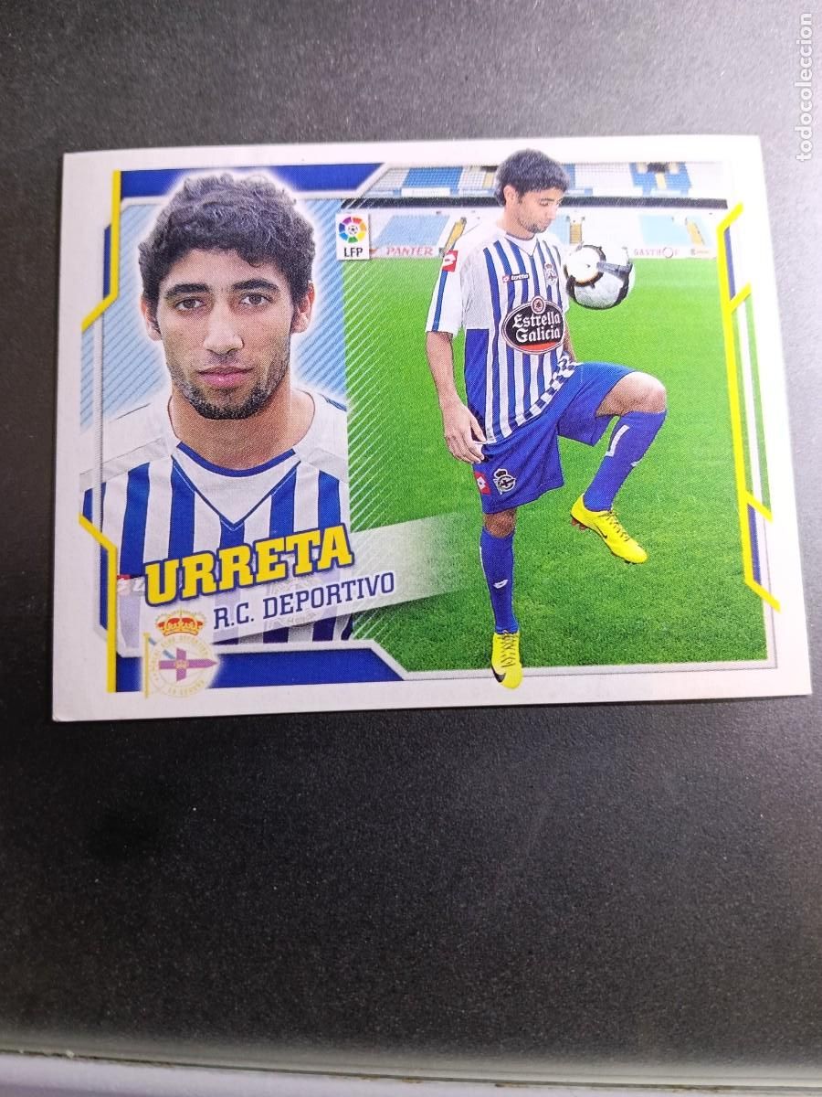 Collectable Antique Stickers: CROMO URRETA FICHAJE 5 &Uacute;LTIMOS FICHAJES 5 DEPORTIVO CORU&Ntilde;A LIGA 2010 2011 10 11 ESTE PANINI NUNCA PE