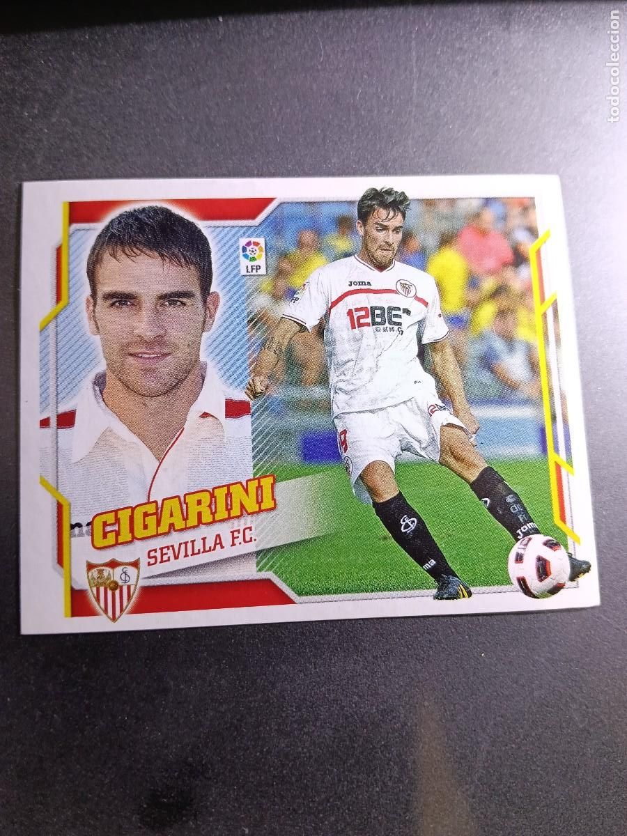 Coleccionismo cromos antiguos: CROMO CIGARINI 30 FICHAJE 30 &Uacute;LTIMOS FICHAJES 30 SEVILLA LIGA 2010 2011 10 11 ESTE PANINI NUNCA PEGA