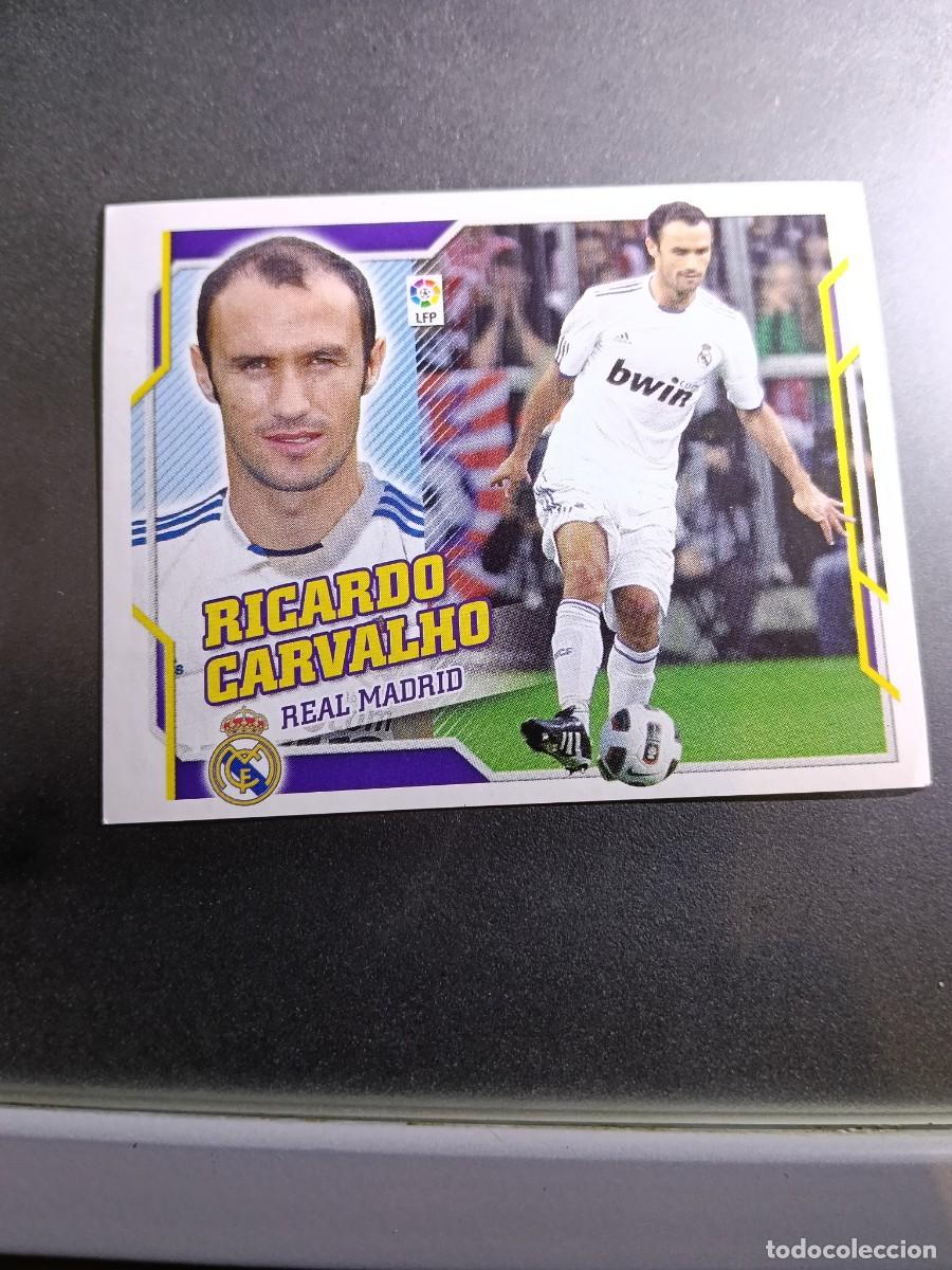 Coleccionismo cromos antiguos: CROMO RICARDO CARVALHO FICHAJE 39 &Uacute;LTIMOS FICHAJES 39 REAL MADRID LIGA 2010 2011 10 11 ESTE PANINI