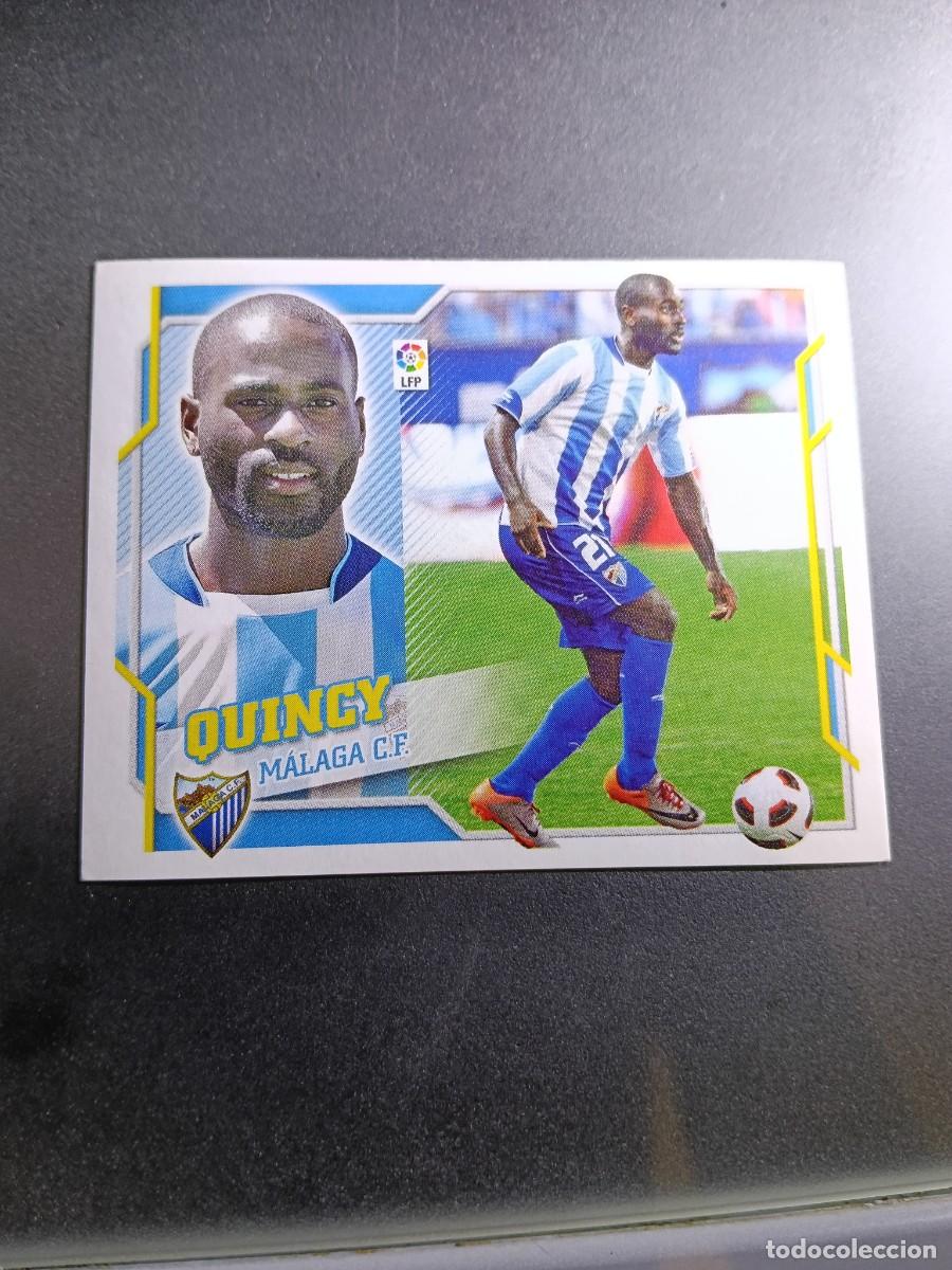 Coleccionismo cromos antiguos: CROMO QUINCY 45 FICHAJE 45 &Uacute;LTIMOS FICHAJES 45 MALAGA LIGA 2010 2011 10 11 ESTE PANINI NUNCA PEGADO