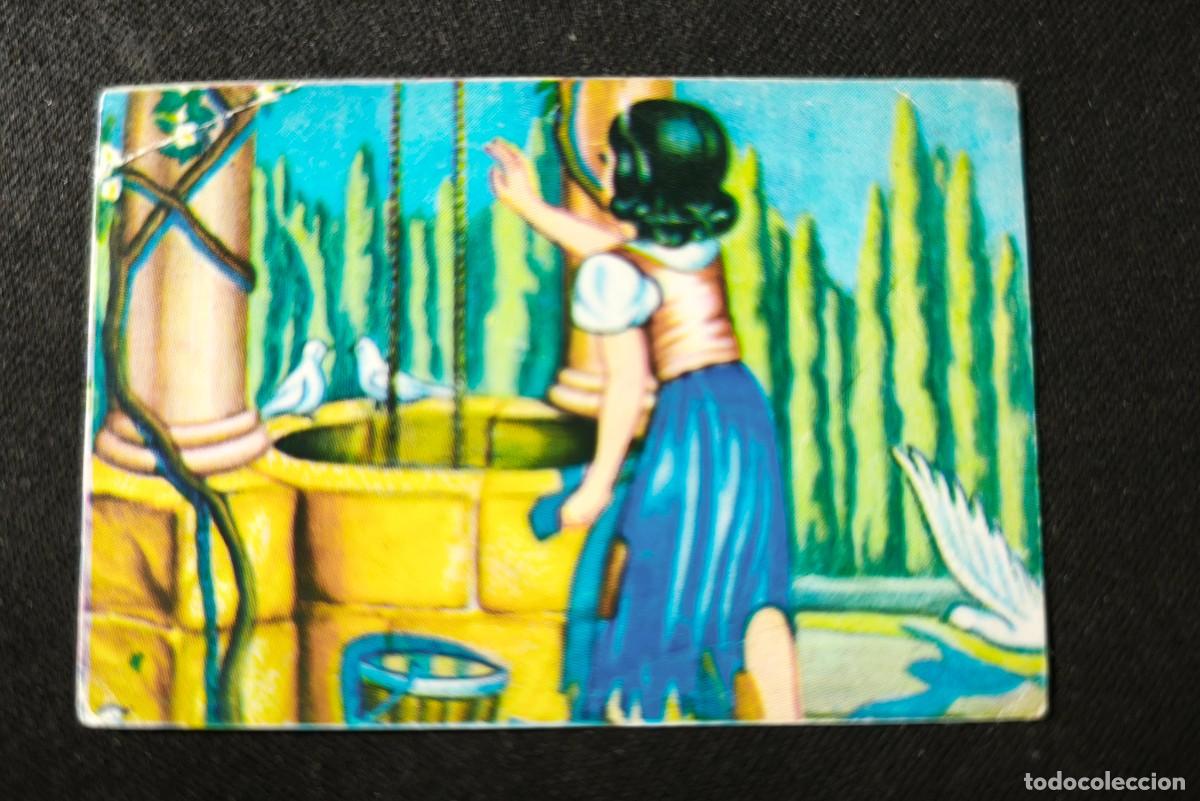 Colecionismo Cromos antigos: Cromo n&ordm; 19-Blancanieves y los siete enanitos estado muy bueno