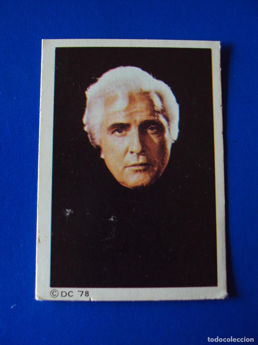Colecionismo Cromos antigos: SUPERMAN I 1 CROMO N&ordm; 79 EDITORIAL FHER 1979 JOR-EL MARLON BRANDO NUNCA PEGADO SIN PEGAR