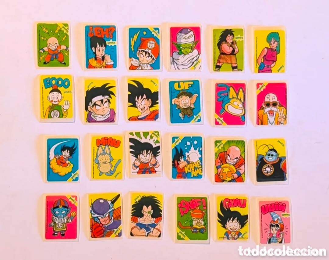 Colecionismo Cromos antigos: Colecci&oacute;n completa cromos chicles Sonric's Dragon Ball. Bola de Dragon. Sonrics. Dragon Ball Z