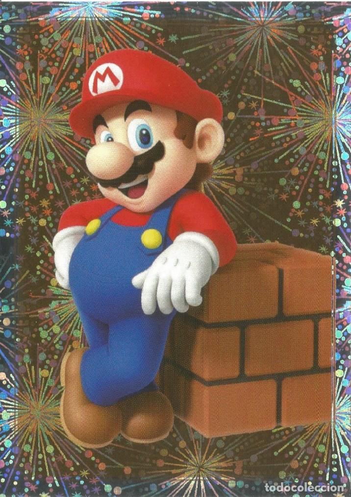 Coleccionismo cromos antiguos: Cromo N&uacute;mero M1 - &Aacute;lbum Super Mario Play Time (Panini, 2023) - SuperMario PlayTime - Foil - Nuevo