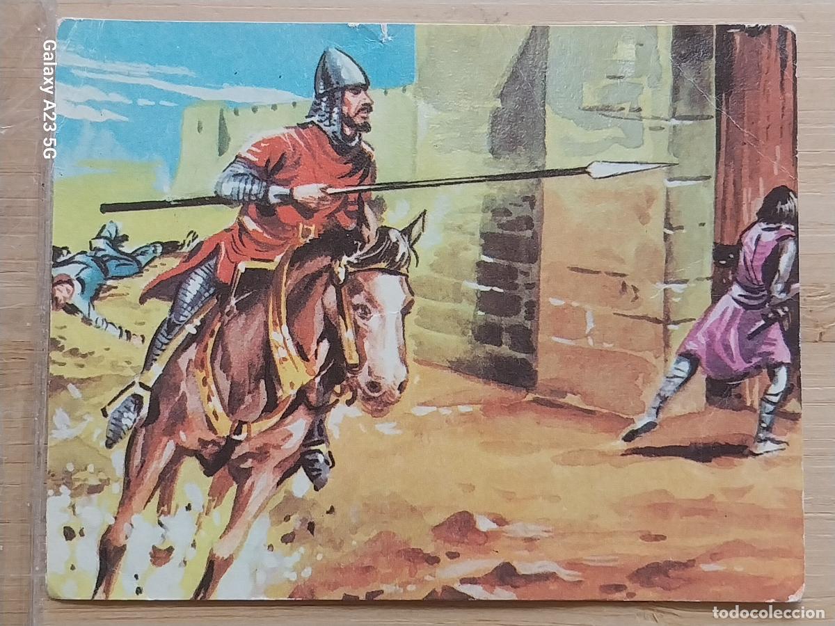 Collectionnisme Cartes &agrave; collectionner anciennes: HISTORIA DE ESPA&Ntilde;A A&Ntilde;O 1974 ED FERRE OLSINA CROMO 38 EDAD MEDIA SIN PEGAR NUNCA 9.4X7.2CM