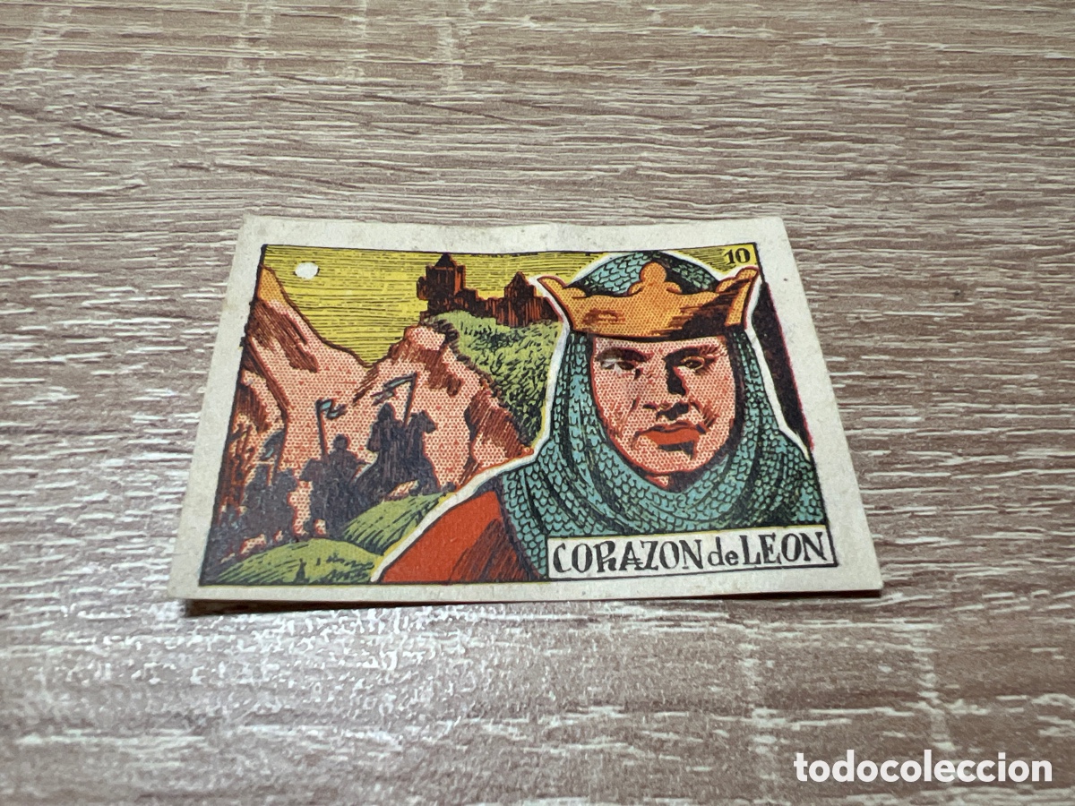 Sammeln alte Sammelbilder: 1939 CORAZON DE LEON N&ordm; 10 BRUGUERA CROMOS CULTURA