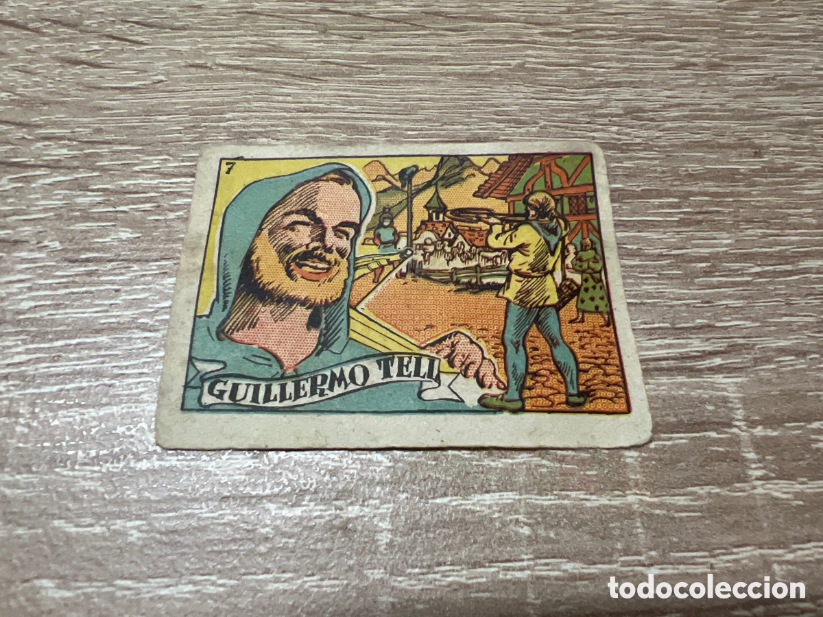 Colecionismo Cromos antigos: 1939 GUILLERMO TELL N&ordm; 7 BRUGUERA CROMOS CULTURA