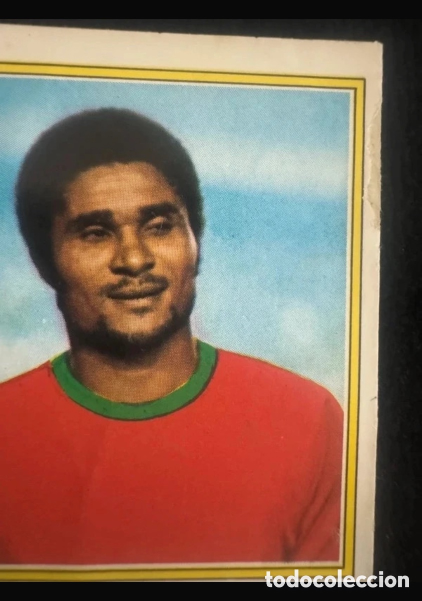 Coleccionismo cromos antiguos: Eusebio - Panini World cup Munchen 1974 - Foto 2