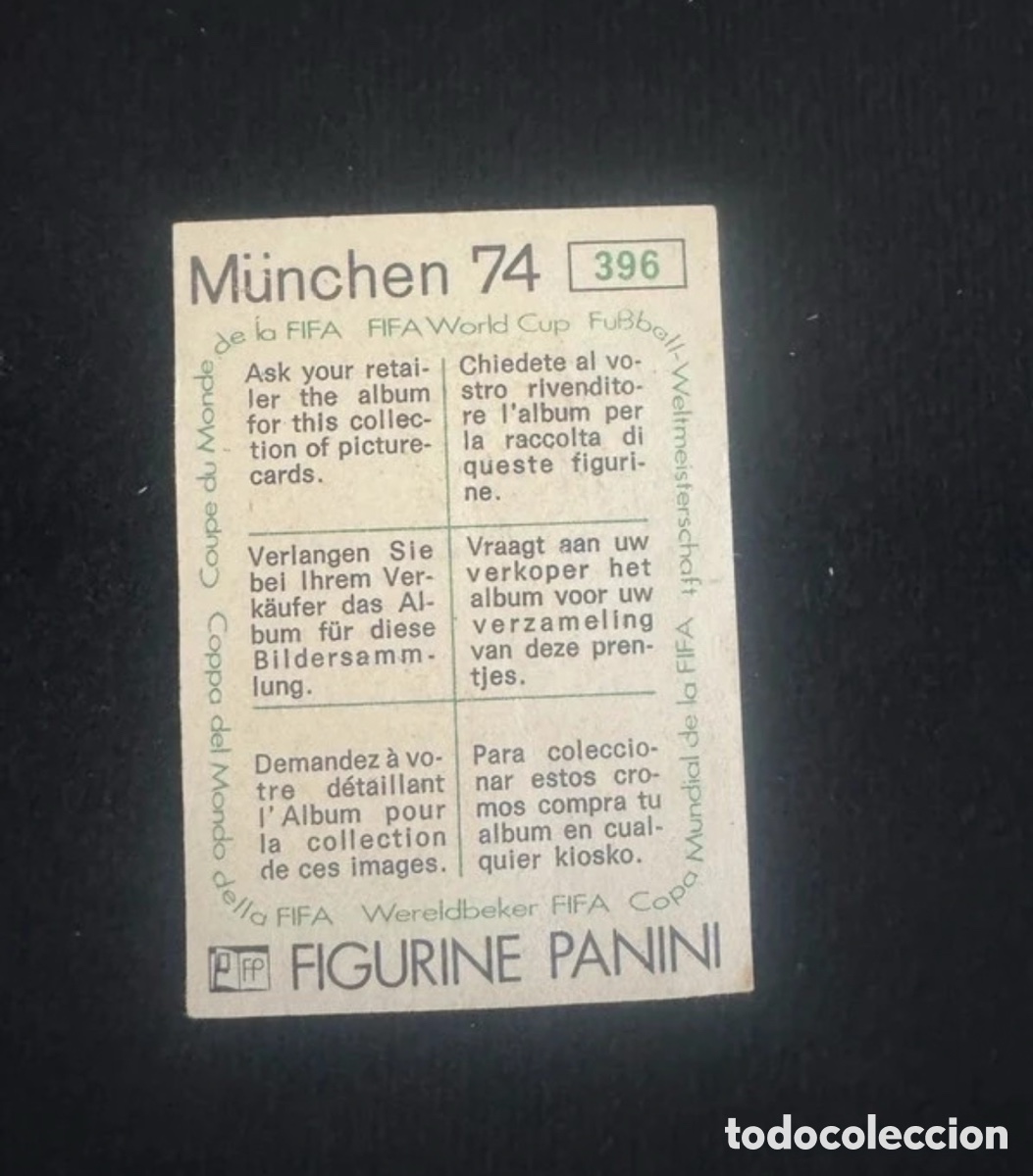 Coleccionismo cromos antiguos: Eusebio - Panini World cup Munchen 1974 - Foto 4
