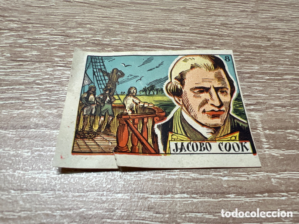 Collezionismo Figurine antiche: 1939 JACOBO COOK N&ordm; 8 BRUGUERA CROMOS CULTURA