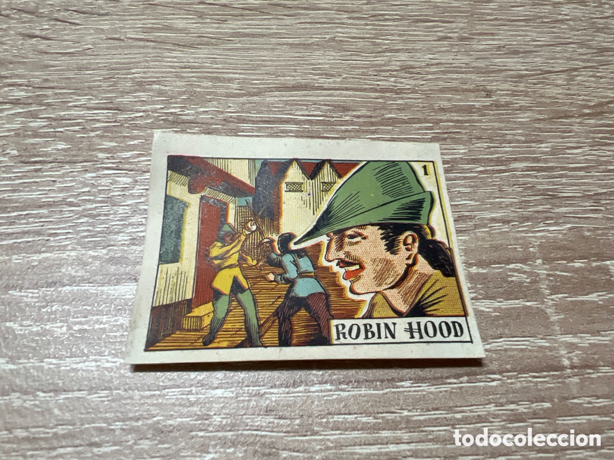 Collectable Antique Stickers: 1939 ROBIN HOOD N&ordm; 1 BRUGUERA CROMOS CULTURA