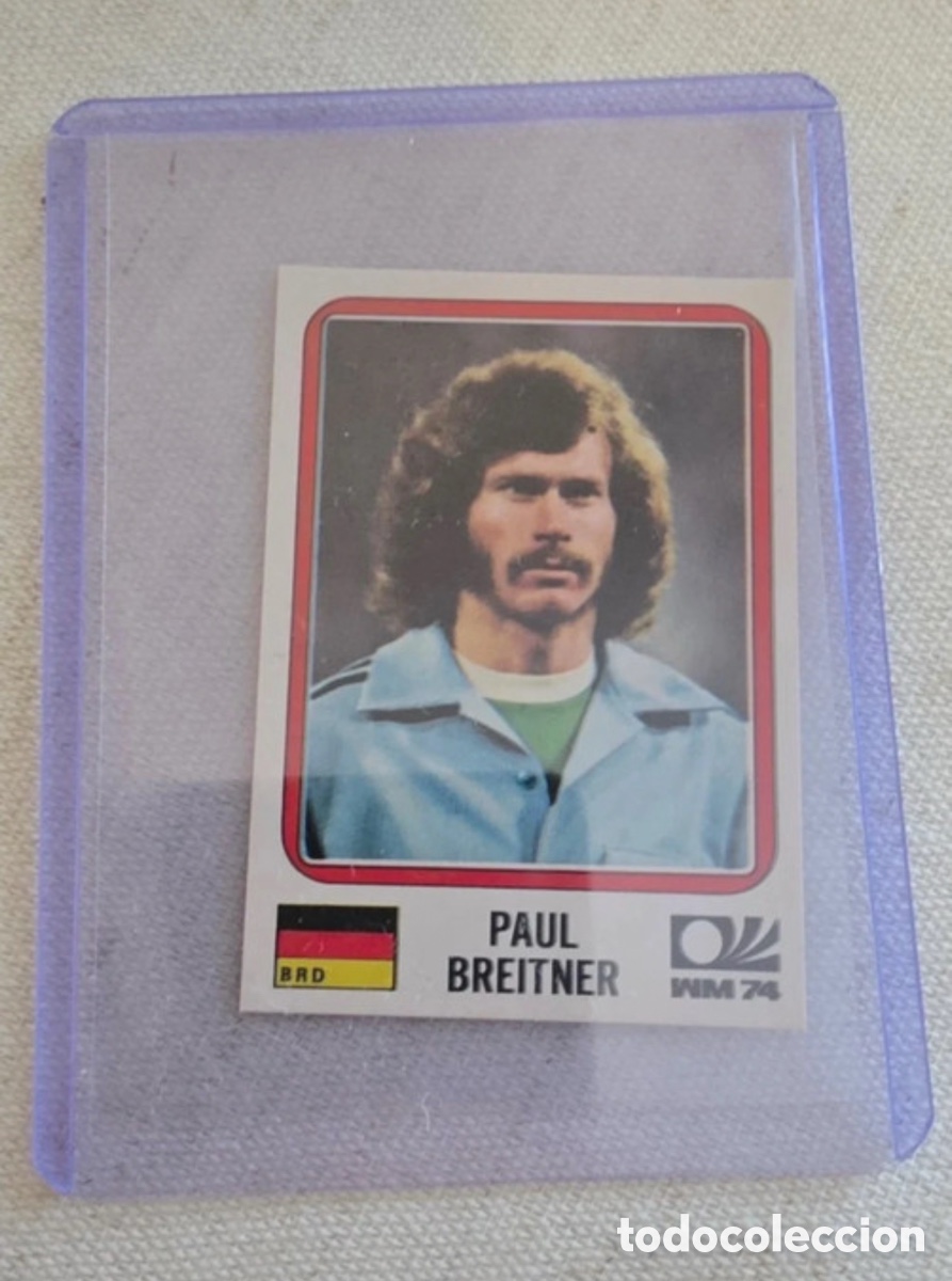 Collectable Antique Stickers: Paul Breitner #88 - Panini World cup Munchen 1974