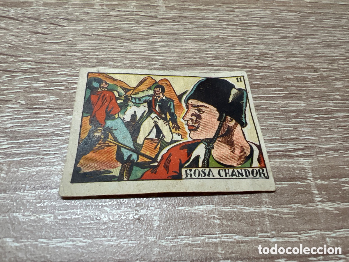 Coleccionismo cromos antiguos: 1939 ROSA CHANDOR N&ordm; 11 BRUGUERA CROMOS CULTURA