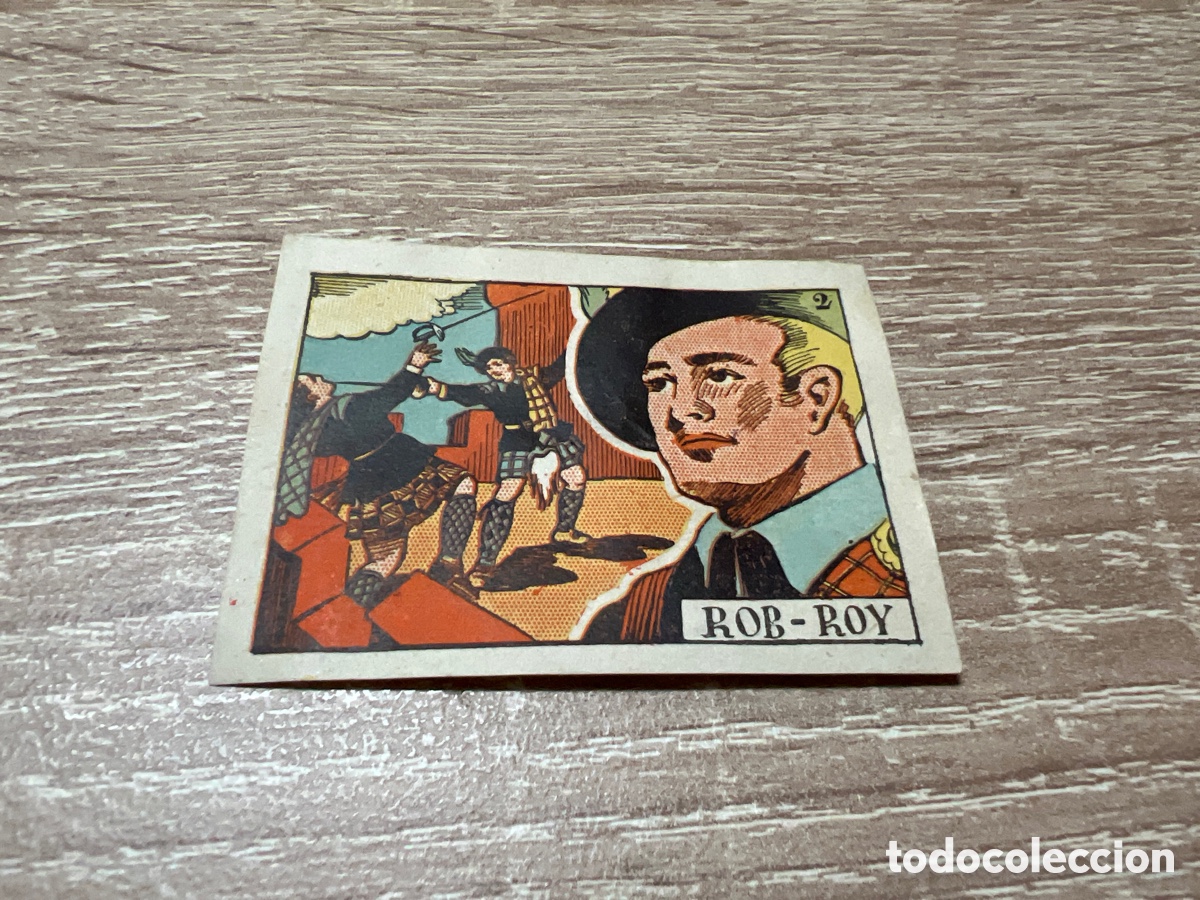 Coleccionismo cromos antiguos: 1939 ROB- ROY N&ordm; 2 BRUGUERA CROMOS CULTURA