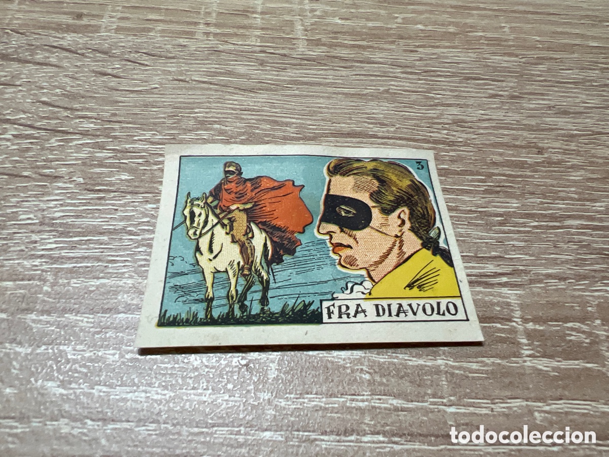 Collectionnisme Cartes &agrave; collectionner anciennes: 1939 FRA DIAVOLO N&ordm; 3 BRUGUERA CROMOS CULTURA