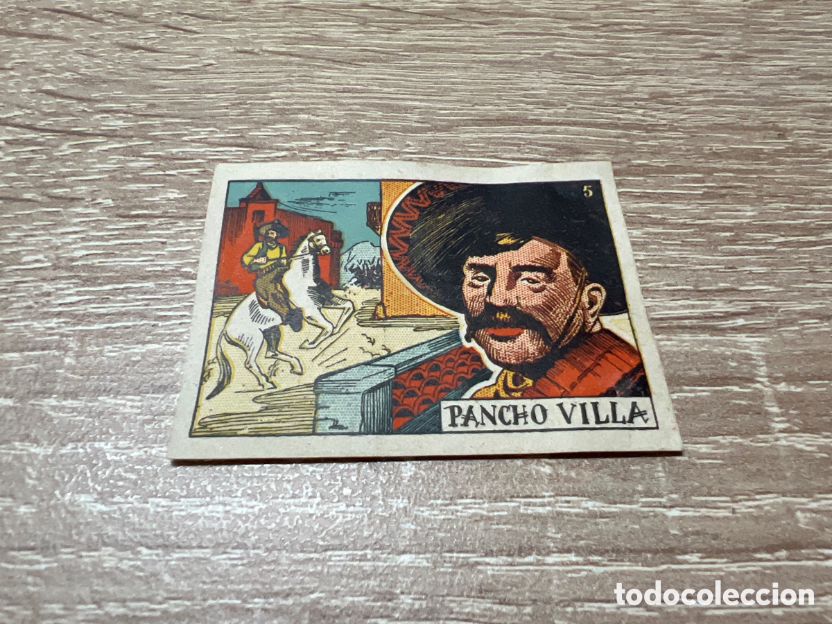 Collectionnisme Cartes &agrave; collectionner anciennes: 1939 PANCHO VILLA N&ordm; 5 BRUGUERA CROMOS CULTURA