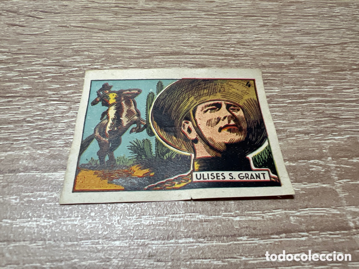 Colecionismo Cromos antigos: 1939 ULISES S.GRANT N&ordm; 4 BRUGUERA CROMOS CULTURA