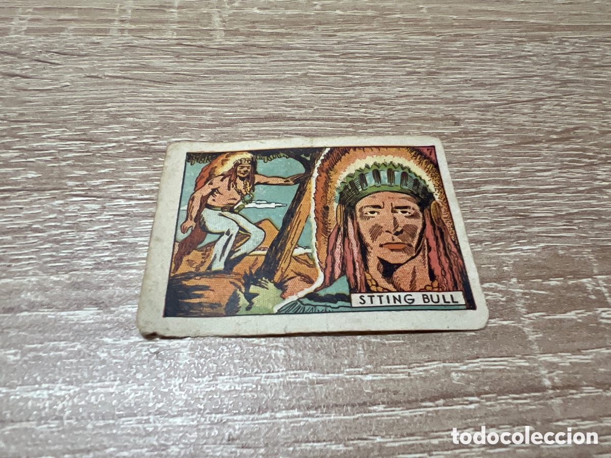 Coleccionismo cromos antiguos: 1939 STTING BULL TORO SENTADO N&ordm; 7 BRUGUERA CROMOS CULTURA