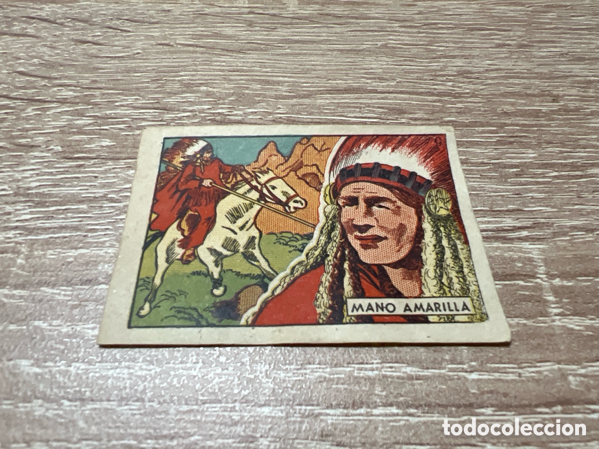 Coleccionismo cromos antiguos: 1939 MANO AMARILLA N&ordm; 9 BRUGUERA CROMOS CULTURA