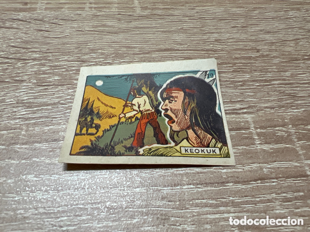 Coleccionismo cromos antiguos: 1939 KEOKUK N&ordm; 12 BRUGUERA CROMOS CULTURA