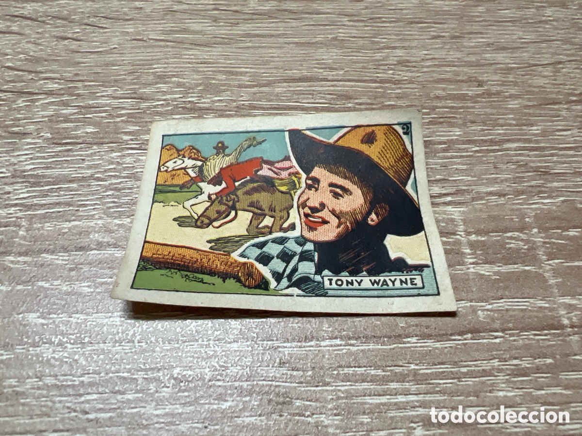 Coleccionismo cromos antiguos: 1939 TONY WAYNE N&ordm; 2 BRUGUERA CROMOS CULTURA