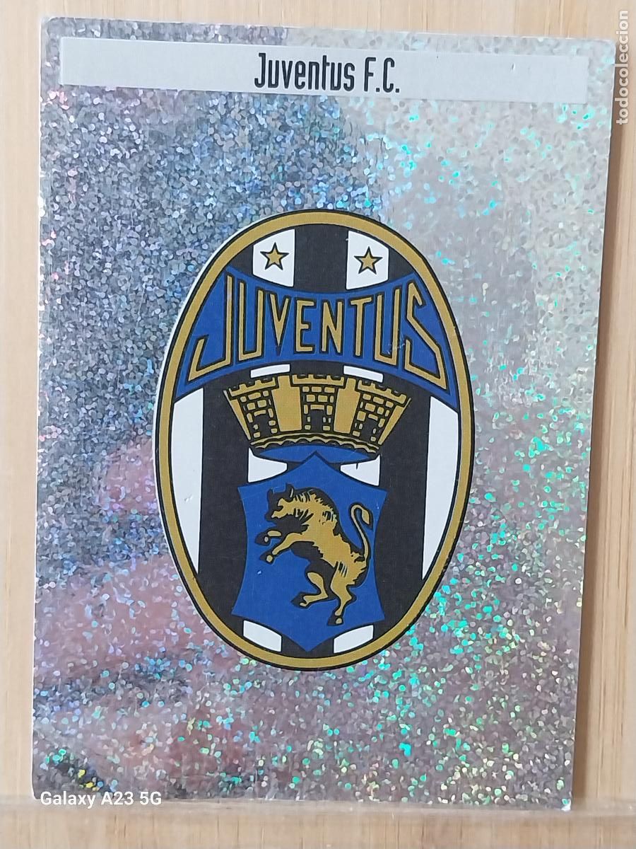 Collectionnisme Cartes &agrave; collectionner anciennes: JUVENTUS ESCUDO BRILLANTE * PANINI EQUIPOS DE EUROPA 97 98 CROMO LETRA L SIN PEGAR NUNCA A&Ntilde;O 1997