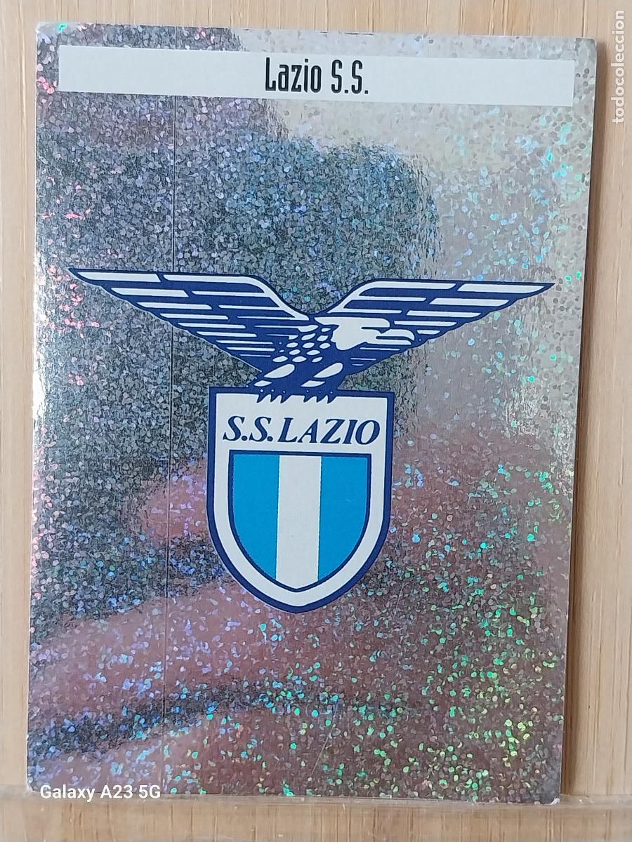 Collectionnisme Cartes &agrave; collectionner anciennes: LAZIO ESCUDO BRILLANTE * PANINI EQUIPOS DE EUROPA 97 98 CROMO LETRA M SIN PEGAR NUNCA A&Ntilde;O 1997
