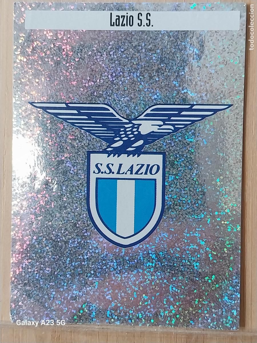 Collectionnisme Cartes &agrave; collectionner anciennes: LAZIO ESCUDO BRILLANTE PANINI EQUIPOS DE EUROPA 97 98 CROMO LETRA M SIN PEGAR NUNCA A&Ntilde;O 1997