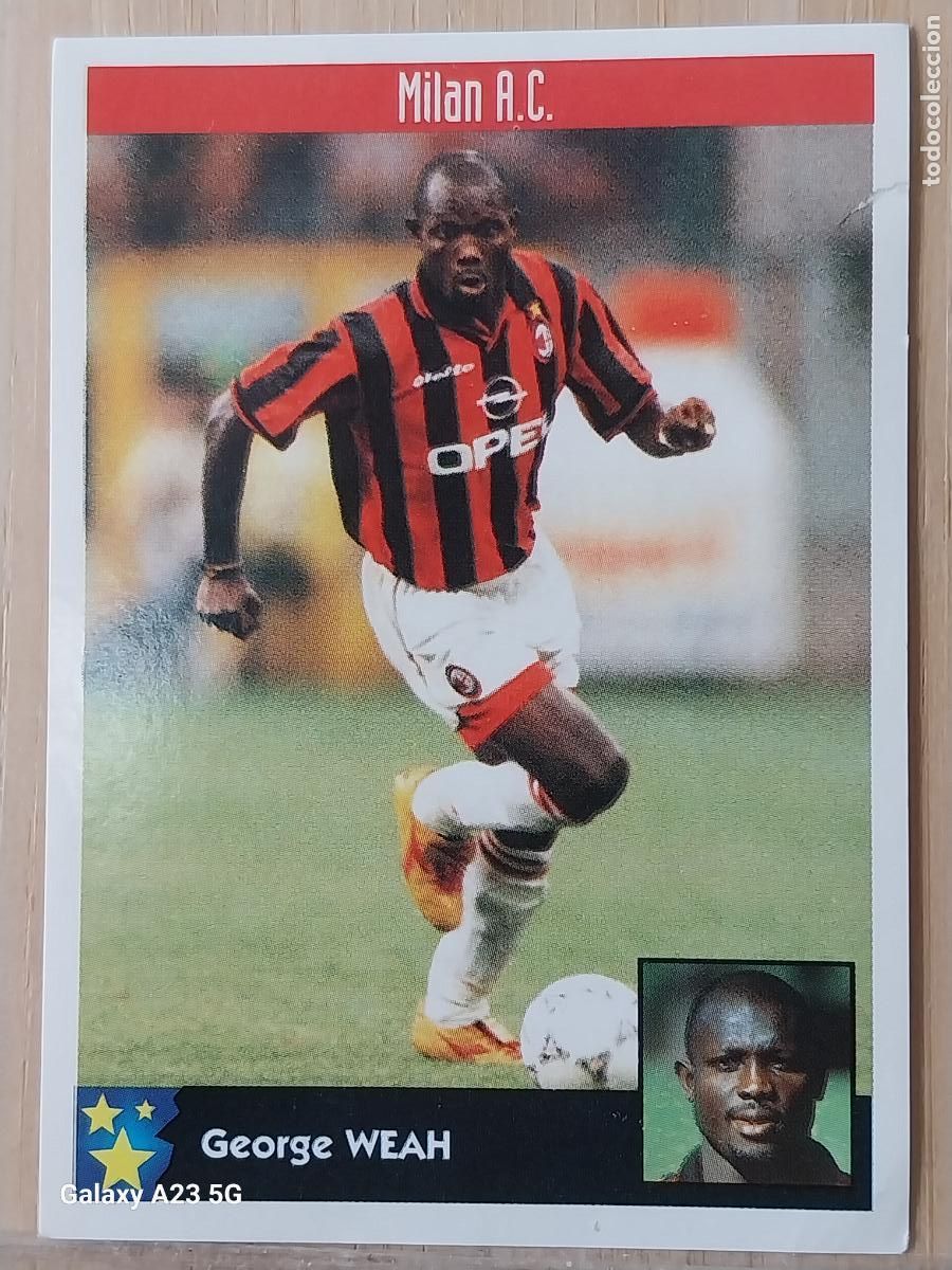 Coleccionismo cromos antiguos: WEAH MILAN PANINI EQUIPOS EUROPA 97 98 CROMO 167 SIN PEGAR NUNCA A&Ntilde;O 1997