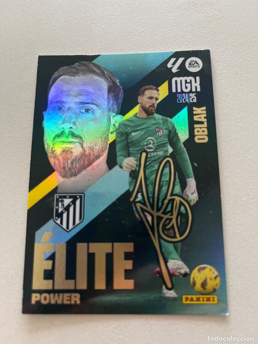 Collectable Antique Stickers: Cromo con firma de Oblak de Panini