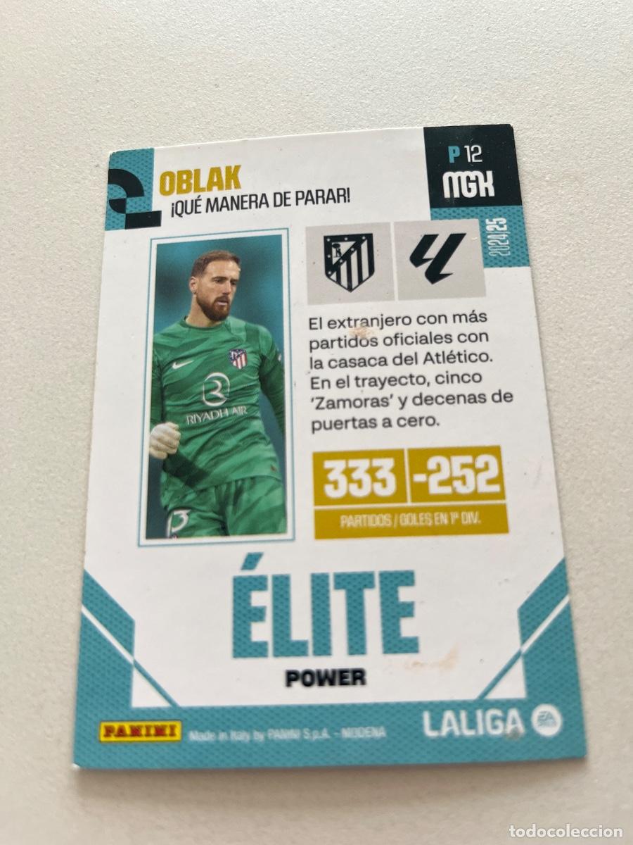 Coleccionismo cromos antiguos: Cromo con firma de Oblak de Panini - Foto 2
